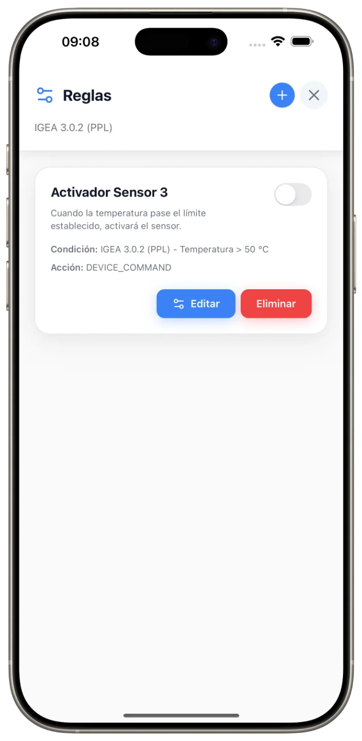 Configuración de reglas automatizadas